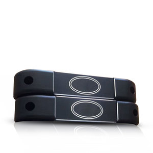 Poignée de porte en alliage d'aluminium noir pour l'intérieur de la voiture, pour Land Rover Defender 90 110 130 - Product Image 1