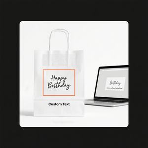 Bolsa de Regalo Personalizable de Papel Kraft Marrón con Laminación e Impresión a Color para Zapatos y Ropa, con Espacio para Logotipo Privado - Product Image 4
