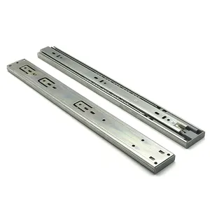 Manufacturing Telescopic Slide Push Open Full Extension Channel Rails Ball Bearing Cabinet Drawer Slides