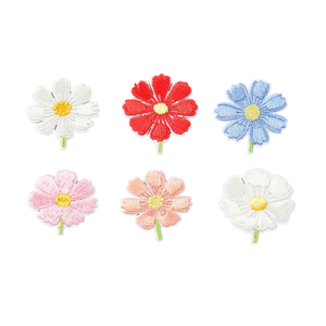 Parches Bordados Termoadhesivos de Metal con Diseños de Flores, Helados, Dulces y Globos para Ropa, Chaquetas, Vestidos, Reparación y Decoración DIY - Product Image 1