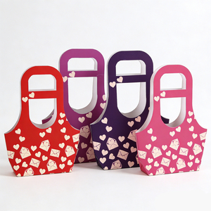 Bolsas de Regalo para el Día de San Valentín INUNION, Bolsas de Papel para <span class=keywords><strong>Floristería</strong></span>, Bolsas de Compras para Arreglos Florales - Product Image 1