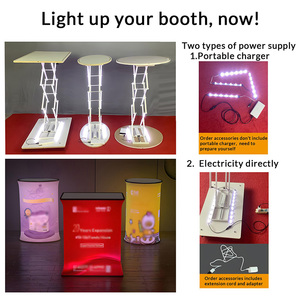 Comptoir portable <span class=keywords><strong>pas</strong></span> <span class=keywords><strong>cher</strong></span> pour les événements, station de vente pop-up pour la zone des supporters de football, facile à assembler, comptoir pop-up durable - Product Image 5