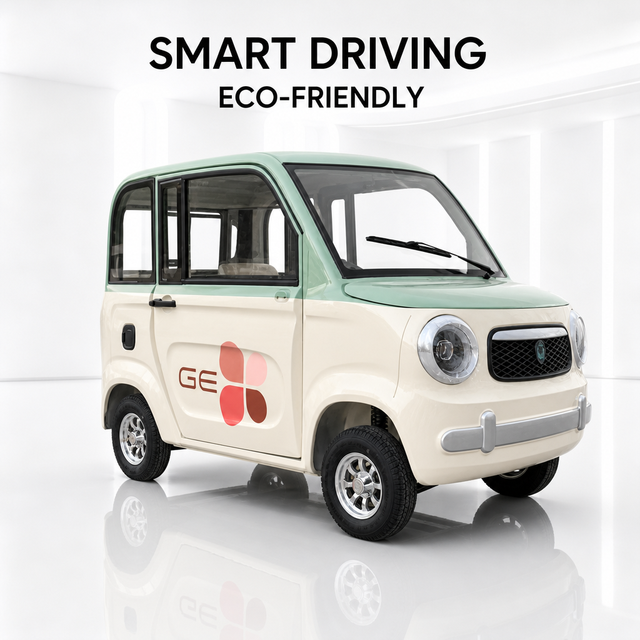 China Factory Adult Electric Quadricycle Small Passenger Car Automatic Transmission Easy Operate for Family Travel
