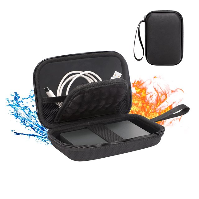Hard Drive Carrying Case Portable HDD Shockproof External Hard Drive EVA Case