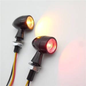 Luces para Motocicleta, Aptas para Harley, Modificación de Señales de Giro Todoterreno, Mini Señal de Giro LED, Señal de Giro LED de Doble Color - Product Image 6