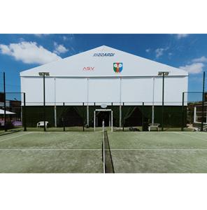 Carpa de aluminio extruido de alta calidad, personalizada por Axa Italy, para eventos deportivos - Product Image 1