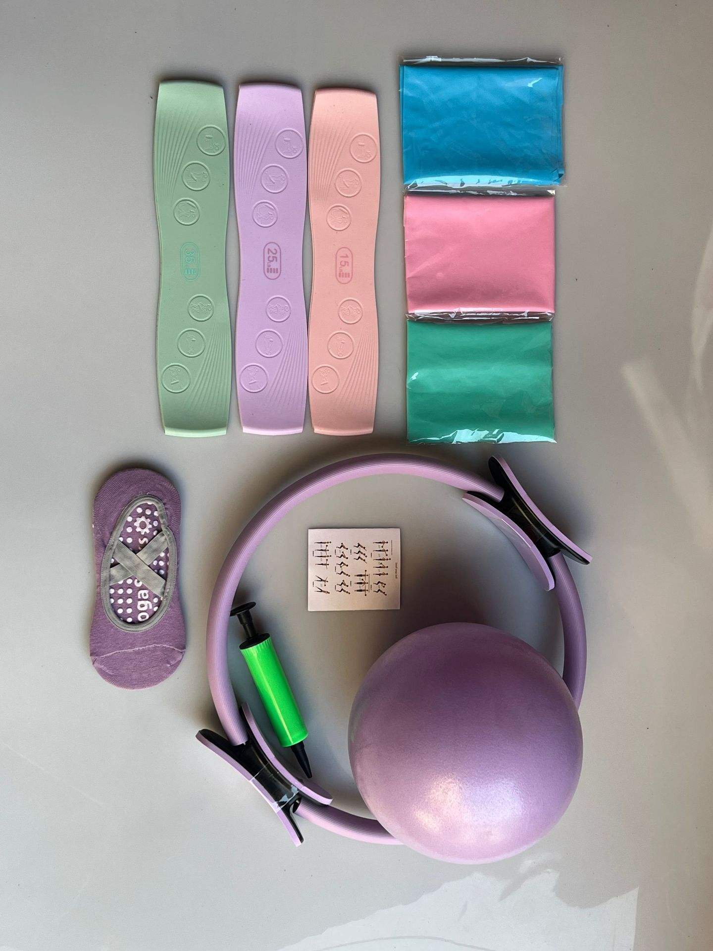 Ensemble pourpre de k