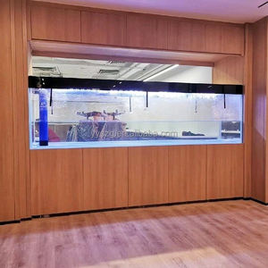 ตู้ปลาแบบฝังผนังสั่งทำพิเศษสำหรับห้องนั่งเล่น ห้องโถงทางเข้า ตู้กั้นห้อง ตู้ไวน์ ตู้เก็บของในห้องรับประทานอาหาร ตู้ปลา - Product Image 5