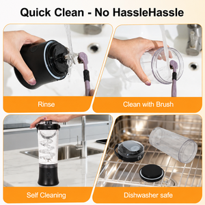 Licuadora Portátil de Viaje con Patente de Fábrica, Recargable por USB, 6 Cuchillas, Libre de BPA, Exprimidor Personal para Hacer Smoothies, para Gimnasio y Deportes - Product Image 6