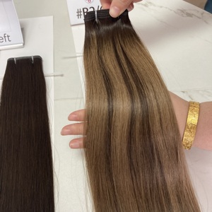 ผมต่อแบบเส้นตรงสำหรับขายส่ง ผมแท้แบบ Double Drawn ตัดได้ ไม่มีรอยต่อ ไม่รับคืนสินค้า  แบบลอน Body Wave และ Deep Wave รับผลิตตามสั่ง - Product Image 3