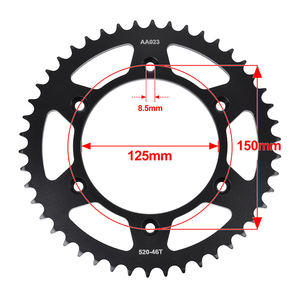 ชุดเฟืองและโซ่อุปกรณ์เสริมรถจักรยานยนต์เหล็กแบบคาร์บูไรซ์ใหม่สำหรับ450FS Husayarna 701 ENDURO สำหรับ EXC-F KTM 350 - Product Image 2
