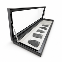 Fenêtre de toit électrique automatique moderne en alliage d'aluminium imperméable à double vitrage