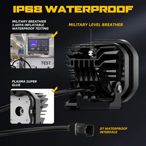 Kit de Luces LED para Bronco Todoterreno <span class=keywords><strong>4X4</strong></span>, Luces LED de Doble Lado para Pilar A y Capó, para Ford Bronco 2021 <span class=keywords><strong>2022</strong></span> - Product Image 4