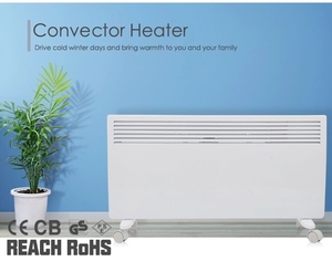 Với ứng dụng di động điều khiển từ xa cho các thư viện, trung tâm mua sắm và phòng khách Trần treo tường máy sưởi đối lưu - Product Image 3