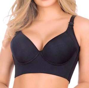 Soutien-gorge de <span class=keywords><strong>sport</strong></span> sans fil de grande taille pour femmes décoration florale sans couture sous-vêtement rembourré solide soutien-gorge push-up gratuit <span class=keywords><strong>Femme</strong></span> - Product Image 1
