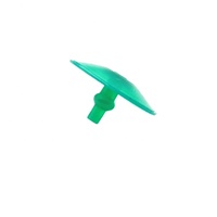 Valve parapluie pneumatique unidirectionnelle miniature en caoutchouc silicone de qualité médicale avec raccord Luer Lock, certifiée ISO9001, pression 10-25 bars