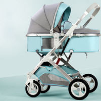 Poussette Légère de Voyage pour Bébé, Pliante, 3 en 1, pour Nouveau-né