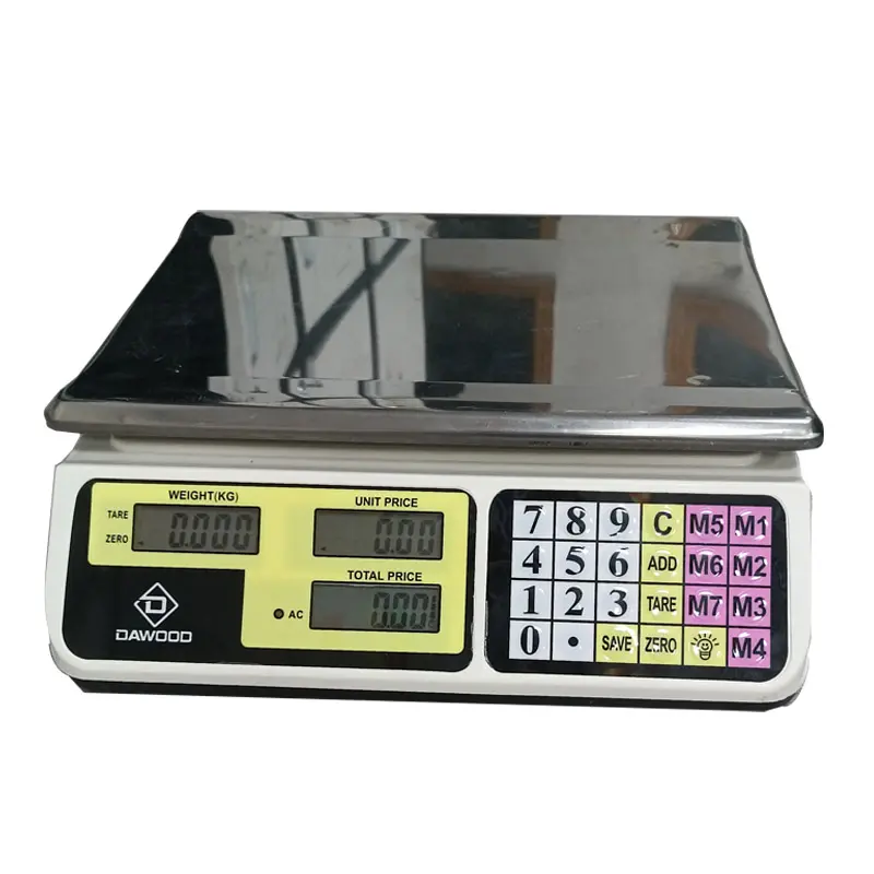 Báscula digital de 30kg de gran venta, mini báscula de cocina para el hogar, báscula de alimentos de función múltiple