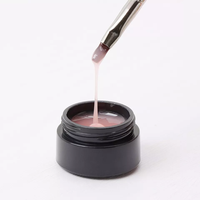 Gel de construction pour ongles sans HEMA et TPO, réfléchissant, pour extension d'ongles, vente en gros, marque privée, gel d'extension Disco sans HEMA et TPO