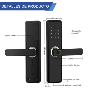 Seguridad interior <span class=keywords><strong>cerradura</strong></span> <span class=keywords><strong>inteligente</strong></span> <span class=keywords><strong>con</strong></span> <span class=keywords><strong>huella</strong></span> digital <span class=keywords><strong>cerradura</strong></span> <span class=keywords><strong>inteligente</strong></span> puerta corrediza <span class=keywords><strong>cerradura</strong></span> <span class=keywords><strong>inteligente</strong></span> 3d - Product Image 5
