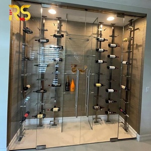 Porte-bouteille de <span class=keywords><strong>vin</strong></span> moderne, présentoir du sol au plafond, <span class=keywords><strong>étagère</strong></span> flottante décorative <span class=keywords><strong>pour</strong></span> <span class=keywords><strong>cave</strong></span> <span class=keywords><strong>à</strong></span> <span class=keywords><strong>vin</strong></span>, <span class=keywords><strong>étagère</strong></span> <span class=keywords><strong>pour</strong></span> le salon - Product Image 6