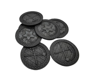 Venta al por mayor barato personalizado de plata y oro de acero inoxidable Token Arcade máquina de juego Token <span class=keywords><strong>Coin</strong></span>