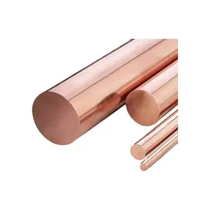 High Quality Factory Direct Low Price Good Quality 99.99% Pure Copper Square Or Round Copper BarHigh Quality Flat Copper Bar