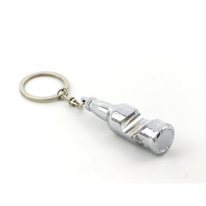 Abridor de botellas de Metal personalizado de fábrica <span class=keywords><strong>Llavero</strong></span> de plata simple y práctico Abridor de botellas de cerveza <span class=keywords><strong>Llavero</strong></span> personalizado - Product Image 3