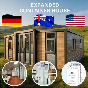 Роскошный расширяемый контейнерный дом: портативное сборное жилье для отелей, энергосберегающий складной модульный дом современного дизайна - Product Image 1