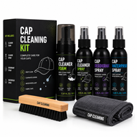 Kit de protection et de nettoyage professionnel portable pour chapeaux, nettoyant en mousse 150 ml, spray protecteur, sac à fermeture éclair, brosse à poils doux pour un nettoyage facile