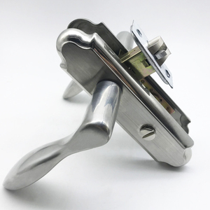 Ferreteria Giá Cửa Key Giá Rẻ An Toàn Cơ Khí Chốt Kim Loại Phòng Tắm Kính Ống Đòn Bẩy Xử Lý Khóa - Product Image 3