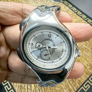 Montre-bracelet décorative SL28 en alliage, style rétro torsadé, haut de gamme, tendance Instagram, quartz, design Alien Y2K, inspiration mid-century - Product Image 5