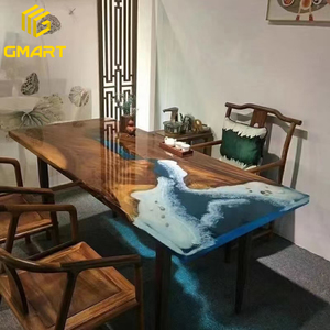 Gmart — <span class=keywords><strong>Table</strong></span> En noyer blanche 6x4, meubles de salon personnalisés, <span class=keywords><strong>Table</strong></span> de Restaurant, moule En époxy - Product Image 3