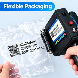 Stampante Inkjet Automatica Aisomark Nuova a Asciugatura Rapida Portatile per Codici QR, Codici a Barre e Imballaggi per Uova con Stampa ad Alta Velocità - Product Image 1