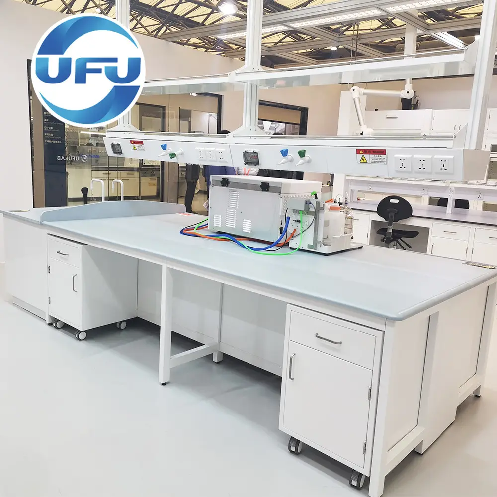SEFA sertifikalı yüksek kaliteli laboratuvar çalışma masası kimya laboratuvar masası okul için