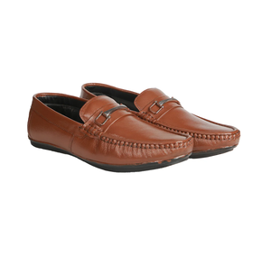 Chaussures mocassins en cuir véritable pour hommes, confortables, souples, faciles à enfiler, décontractées, formelles, pour le bureau, chaussures classiques pour affaires - Product Image 1