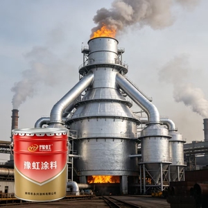 Pintura <span class=keywords><strong>de</strong></span> Silicona Yuhong <span class=keywords><strong>para</strong></span> Altas Temperaturas, Fácil Aplicación, Alto Aislamiento, Protege Estructuras Metálicas a Altas Temperaturas - Product Image 3