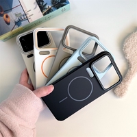 Funda Magnética Rígida Ultrafina de Color Sólido Mate para Xiaomi 17 Pro 15 14 13 Pro Ultra Redmi K80, Resistente a Golpes, Carga Inalámbrica