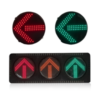 Feux de signalisation routière LED de 300 mm (12 pouces) résistants aux UV et anti-éblouissement pour le contrôle du trafic sur les autoroutes et les intersections