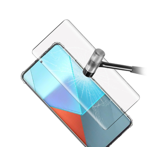 3 en 1 : Film de protection d'écran en verre trempé transparent, toucher doux, dureté 9H, ultra-fin, antichoc, pour <span class=keywords><strong>Redmi</strong></span> <span class=keywords><strong>Note</strong></span> <span class=keywords><strong>13</strong></span> Pro - Product Image 5