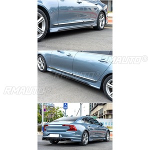 Accessoires de modification pour Volvo S90 2017-2020 : Spoiler de pare-chocs avant et arrière, diffuseur, extension de jupes latérales - Product Image 5