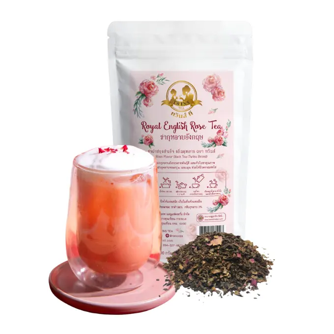 No.1 Popular Beverage of Organic Royal English Rose Tea Leave Dried Rose for Drink with Hot Water Afternoon Tea Natural Taste