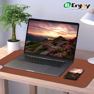 Ultra-Thin Dual Side PU Leather <strong>Mouse</strong> Mat Multi-Colour Waterproof Writing <strong>Pad</strong> Square Smooth for <strong>Heated</strong> Office Desk Customizable - Product Image 2