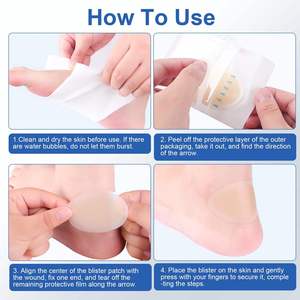 Pansement hydrocolloïde en gel auto-adhésif ultra-fin hypoallergénique pour plaies, ampoules, doigts, bouche, nez, corps - Product Image 6