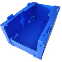 Vordere Öffnung Lager behälter Kunststoff Cor flute Wellpappe Stapelbar PP Coro plast Hohl blech Aufbewahrung sbox Kleidung Kommission ier behälter