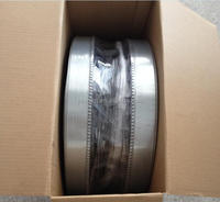 Connecteur de conduit d'air flexible antichoc en tôle métallique revêtue de PVC vinyle pour système CVC 75-100-75
