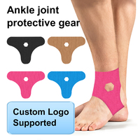 Bande de kinésiologie personnalisée pour le soutien de la cheville, patch musculaire élastique imperméable, forme prédécoupée, logo et couleur OEM disponibles
