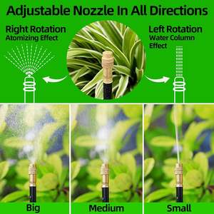 Tête d'arroseur à buse réglable, à jets multiples, pour l'irrigation des plantes en pot du jardin et l'élimination de la poussière - Product Image 1