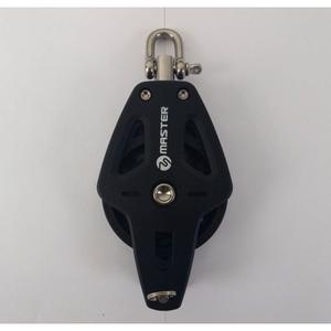 Poulie à roulement pour bateau à voile Master BP-0602F, à roue unique/boucle annulaire, diamètre de la roue 60 mm, diamètre du câble 12 mm, matériel marin - Product Image 4