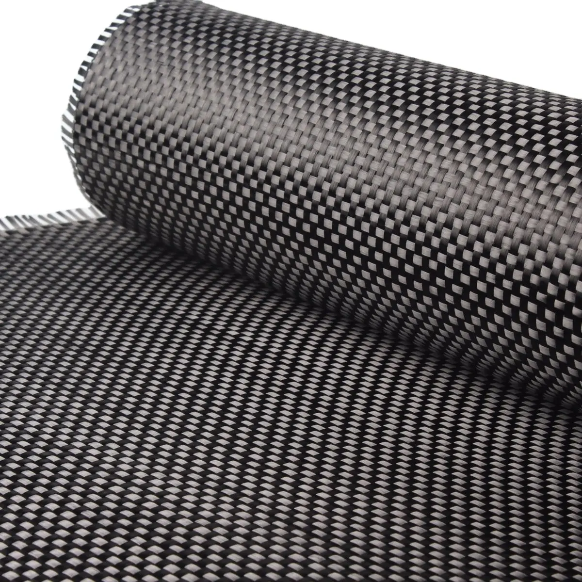 12K 320gsm plain and twill dry carbon fiber fabric construction used high tensile strength